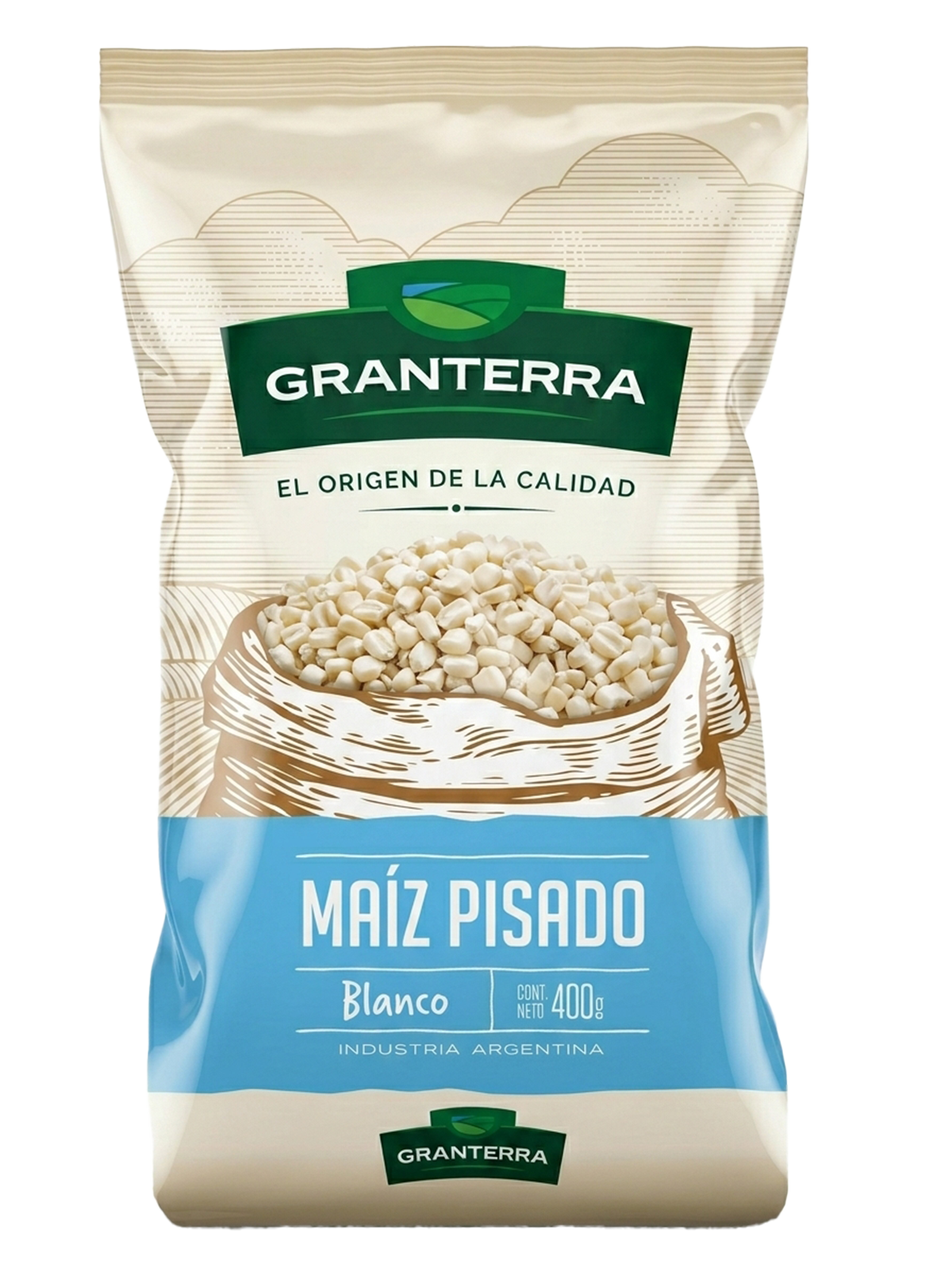 Maíz pisado blanco GranTerra 400 g
